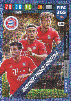 Javi Martinez / Thiago Alcantara / Leon Goretzka Bayern Munchen 2020 FIFA 365 Power Trio #386