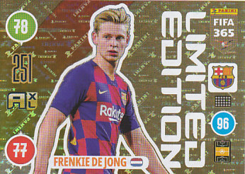 Frenkie De Jong FC Barcelona 2021 FIFA 365 Limited Edition #LE-FDJ