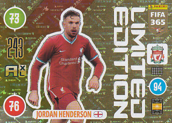 Jordan Henderson Liverpool 2021 FIFA 365 Limited Edition #LE-JH