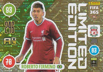 Roberto Firmino Liverpool 2021 FIFA 365 Limited Edition #LE-RF