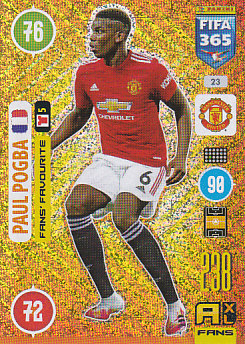 Paul Pogba Manchester United 2021 FIFA 365 Fans' Favourite #23