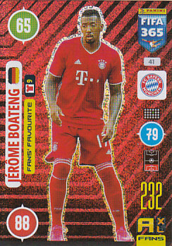 Jerome Boateng Bayern Munchen 2021 FIFA 365 Fans' Favourite #41