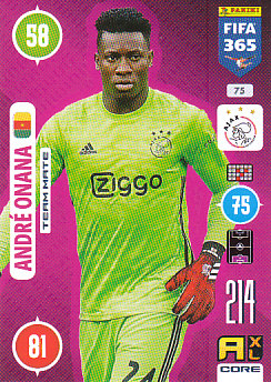 Andre Onana AFC Ajax 2021 FIFA 365 #75