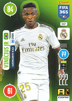 Vinicius Jr Real Madrid 2021 FIFA 365 Wonder Kid #247