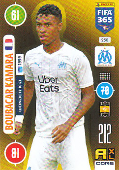 Boubacar Kamara Olympique Marseille 2021 FIFA 365 Wonder Kid #250