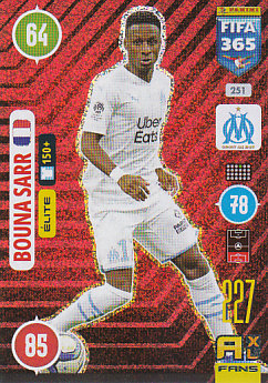 Bouna Sarr Olympique Marseille 2021 FIFA 365 Elite #251