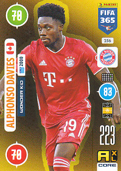 Alphonso Davies Bayern Munchen 2021 FIFA 365 Wonder Kid #256
