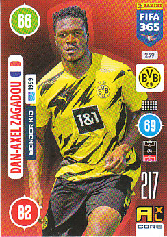 Dan-Axel Zagadou Borussia Dortmund 2021 FIFA 365 Wonder Kid #259