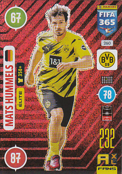Mats Hummels Borussia Dortmund 2021 FIFA 365 Elite #260