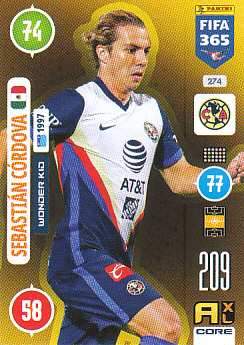 Sebastian Cordova Club America 2021 FIFA 365 Wonder Kid #274