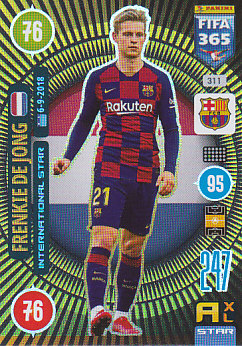 Frenkie de Jong FC Barcelona 2021 FIFA 365 International Star #311