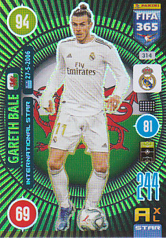 Gareth Bale Real Madrid 2021 FIFA 365 International Star #314