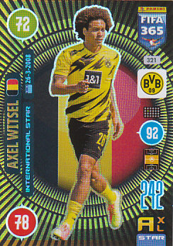 Axel Witsel Borussia Dortmund 2021 FIFA 365 International Star #321