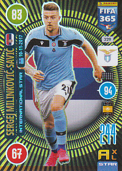 Sergej Milinkovic-Savic Lazio Roma 2021 FIFA 365 International Star #329