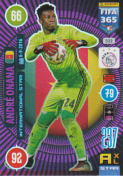 Andre Onana AFC Ajax 2021 FIFA 365 International Star #332