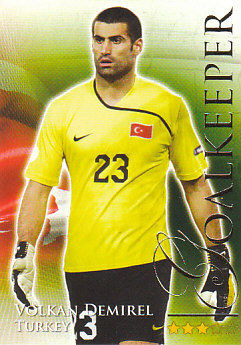 Volkan Demirel Turkey Futera World Football 2010/2011 #413