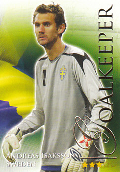 Andreas Isaksson Sweden Futera World Football 2010/2011 #428