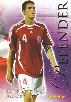 Daniel Agger Denmark Futera World Football 2010/2011 #453