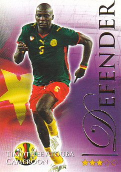 Timothee Atouba Cameroon Futera World Football 2010/2011 #457