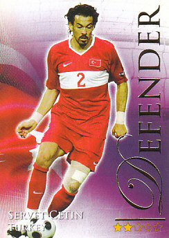 Servet Cetin Turkey Futera World Football 2010/2011 #471