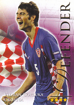 Vedran Corluka Croatia Futera World Football 2010/2011 #475