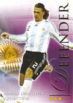 Martin Demichelis Argentina Futera World Football 2010/2011 #476