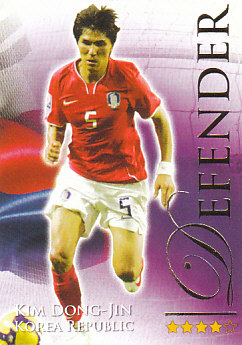 Jin Kim Dong South Korea Futera World Football 2010/2011 #478