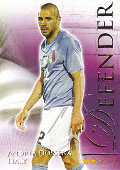 Andrea Dossena Italy Futera World Football 2010/2011 #479