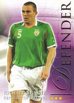 Richard Dunne Ireland Futera World Football 2010/2011 #481