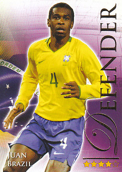 Juan Brazil Futera World Football 2010/2011 #500