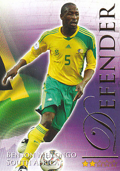 Benson Mhlongo South Africa Futera World Football 2010/2011 #513