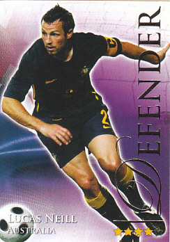 Lucas Neill Australia Futera World Football 2010/2011 #520