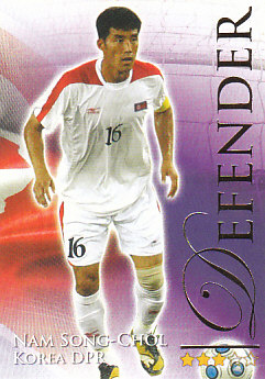 Nam Song-Chol North Korea Futera World Football 2010/2011 #536