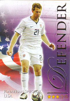 Jonathan Spector USA Futera World Football 2010/2011 #537