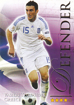 Vasilis Torosidis Greece Futera World Football 2010/2011 #540