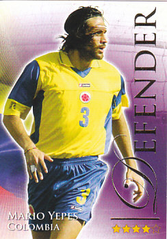 Mario Yepes Colombia Futera World Football 2010/2011 #547
