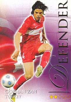 Gokhan Zan Turkey Futera World Football 2010/2011 #548