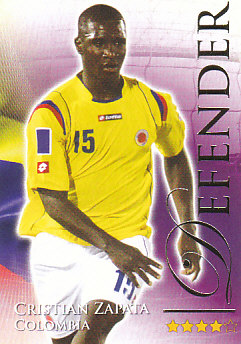 Cristian Zapata Colombia Futera World Football 2010/2011 #549
