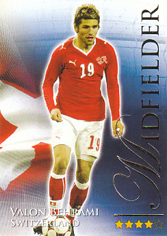 Valon Behrami Switzerland Futera World Football 2010/2011 #558