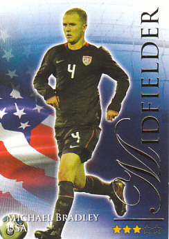 Michael Bradley USA Futera World Football 2010/2011 #561