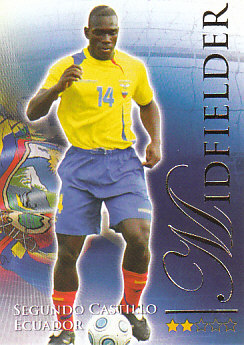Segundo Castillo Ecuador Futera World Football 2010/2011 #565