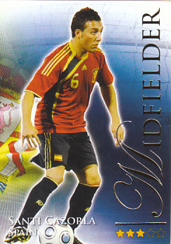 Santi Cazorla Spain Futera World Football 2010/2011 #566