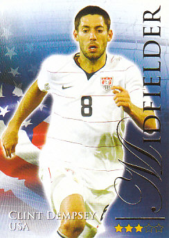 Clint Dempsey USA Futera World Football 2010/2011 #571