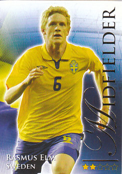 Rasmus Elm Sweden Futera World Football 2010/2011 #575