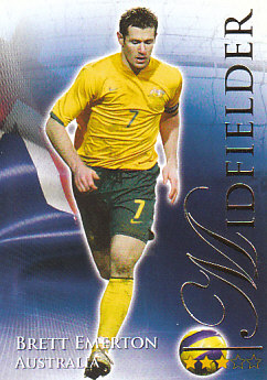 Brett Emerton Australia Futera World Football 2010/2011 #576