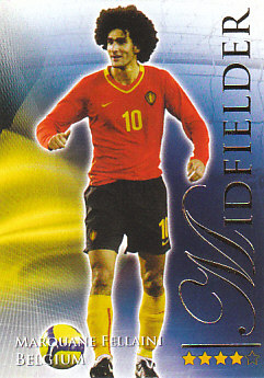 Marouane Fellaini Belgium Futera World Football 2010/2011 #579