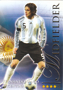 Fernando Gago Argentina Futera World Football 2010/2011 #582