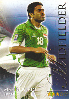 Mahdi Karim Iraq Futera World Football 2010/2011 #598