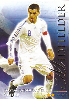 Kostas Katsouranis Greece Futera World Football 2010/2011 #599