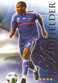 Florent Malouda France Futera World Football 2010/2011 #602